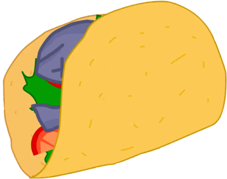 Taco (781x619), Png Download