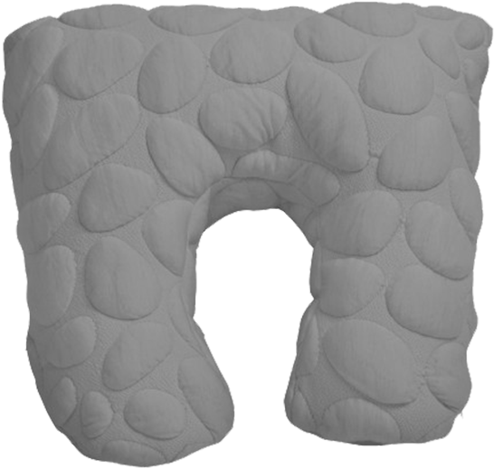 Organic Niche Nursing Pillow - Nook Niche Feeding Pillow - Misty Grey (740x600), Png Download