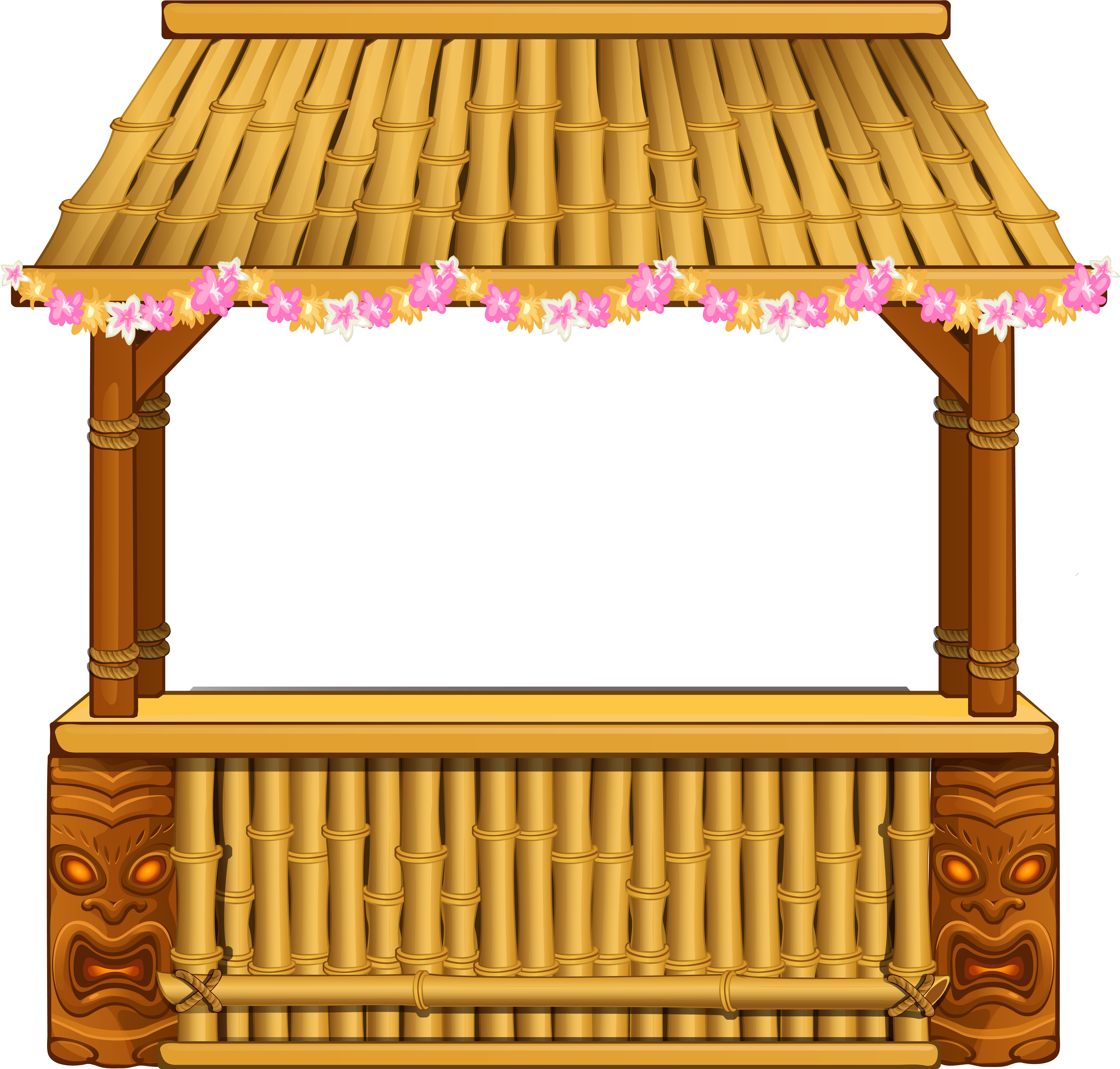 Tiki Bar Clip Art (6207x5925), Png Download