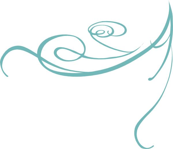 Blue Decorative Swirl Clip Art At Clker - Red Swirls Png (600x515), Png Download