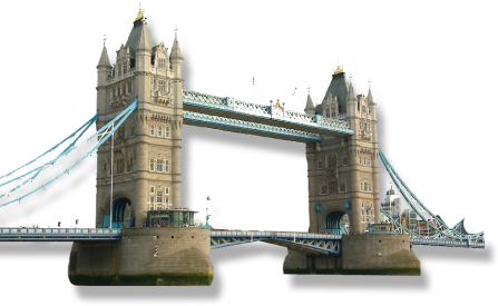 City Png Background Image - Tower Bridge (447x275), Png Download