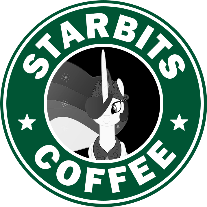 Techrainbow, Coffee, Logo, Princess Celestia, Safe, - Harry Potter Starbucks Logo (768x768), Png Download