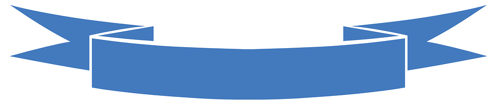 Ribbon Blue Celebration Decoration Banner - No Logo (680x340), Png Download