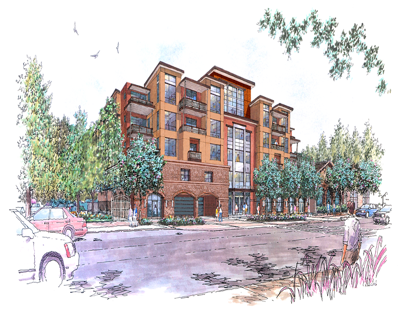 Transparent Sketch Mainstreet Png (800x620), Png Download