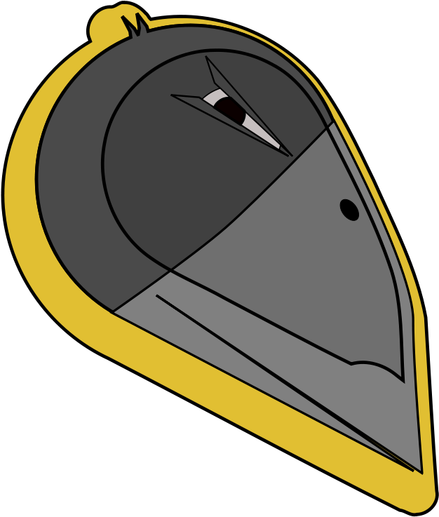 Toon Crow Png Images 424 X (424x600), Png Download