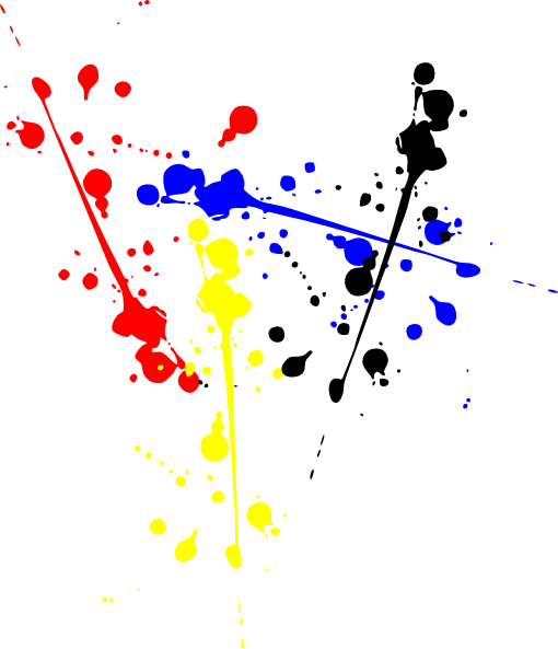 Holi Color Png - Clipart Color Splash Png (510x593), Png Download