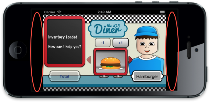 Iphone 4 Inch Screen With Wasted Space - Computer Monitor (700x346), Png Download