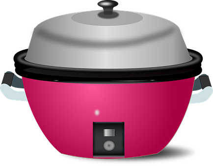 Rice Cooker Pan Cook Electric Rice Pot Ket - Rice Cooker Clipart (434x340), Png Download