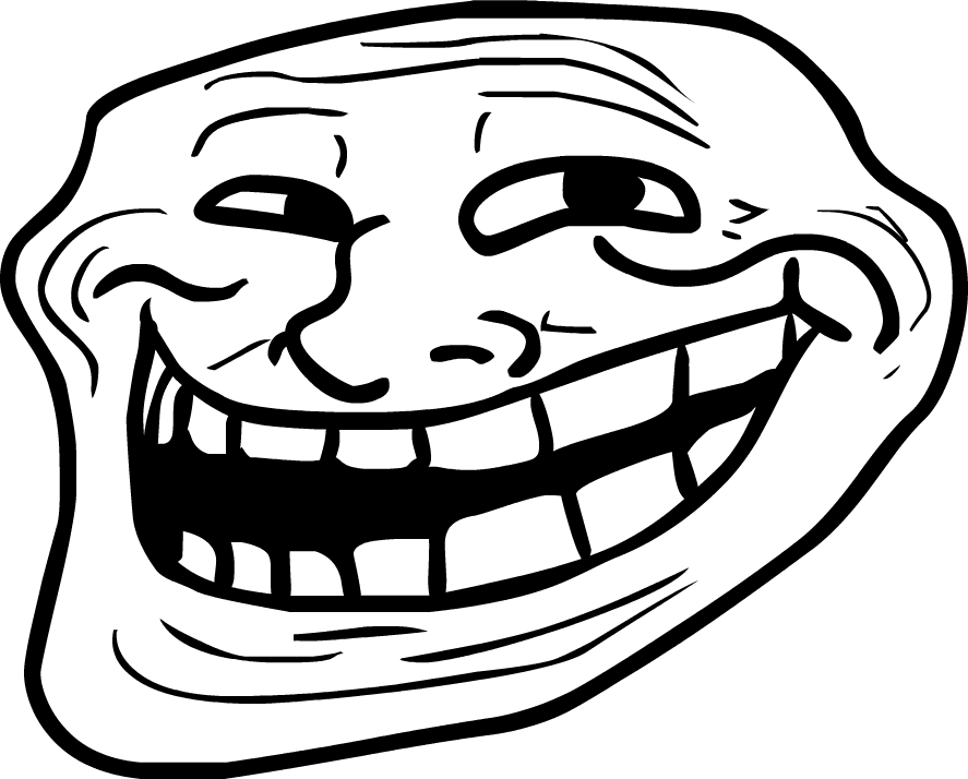 Bila Perempuan Tengok Bola - Troll Face U Mad Bro (887x714), Png Download