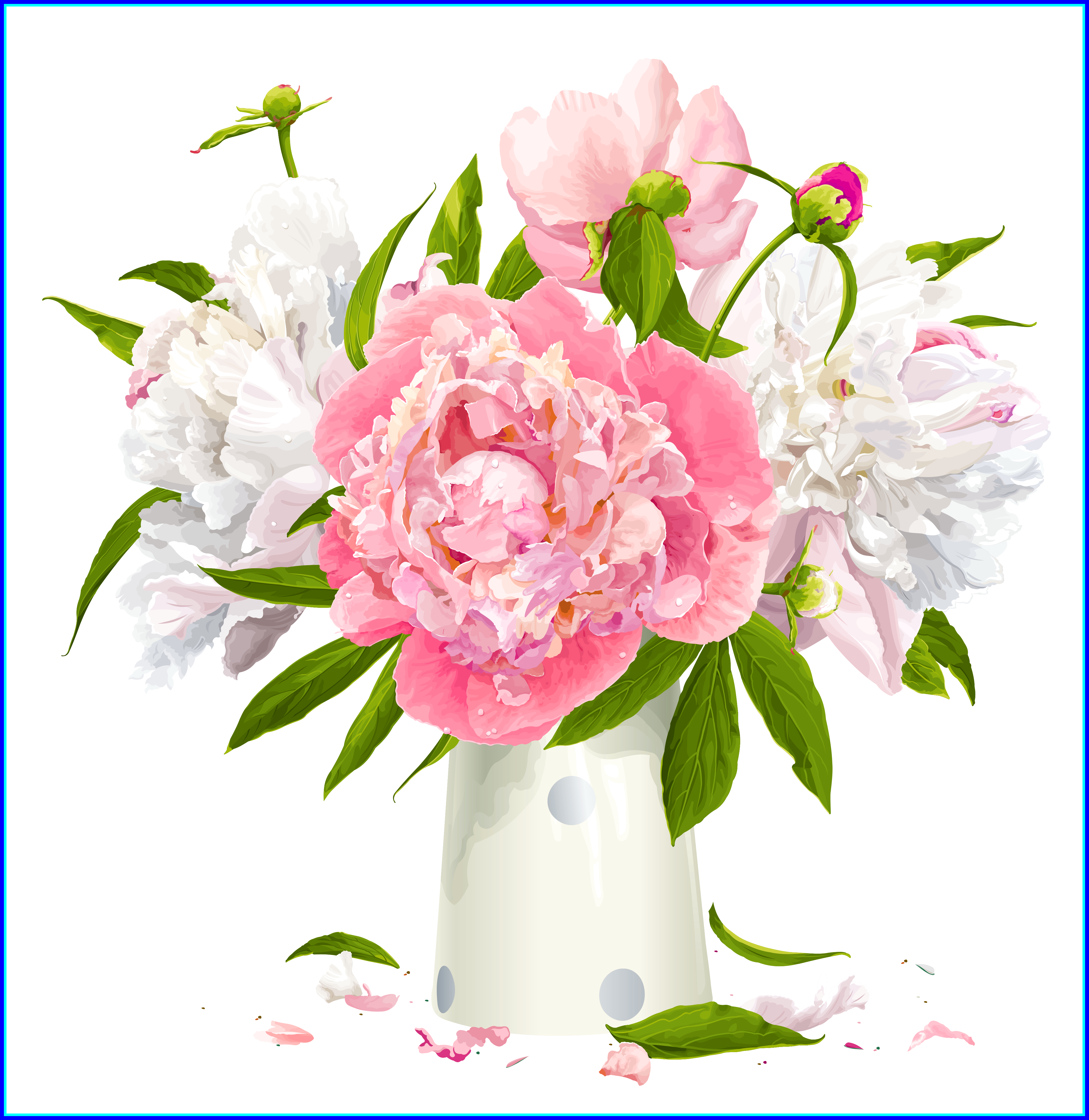 Clipart Free Stock Free For Download On Rpelm Fascinating - Peony Flower Clipart (4234x4356), Png Download