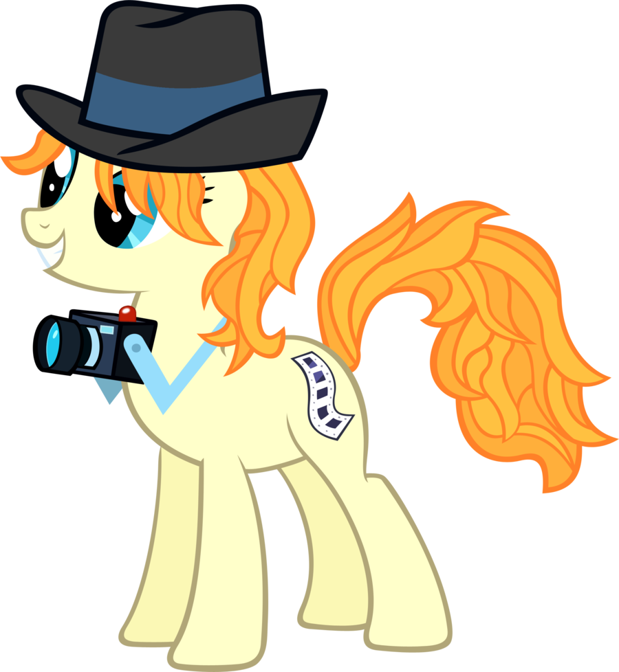 Film Reel - Mlp Pony With Camera (900x978), Png Download