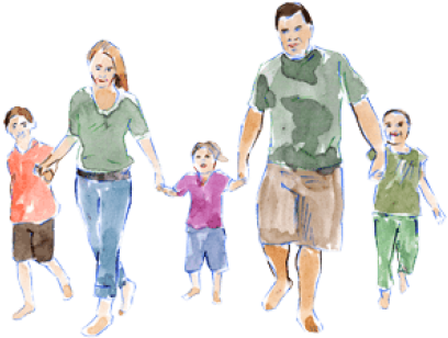 Parents Of Young Children - Child (460x307), Png Download