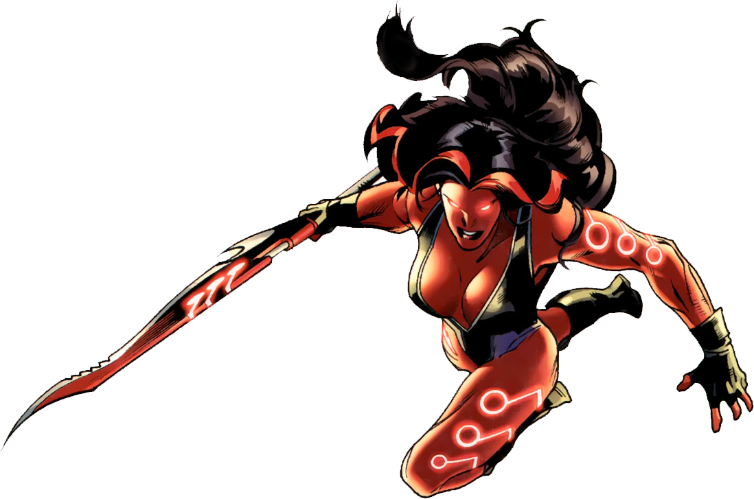 She Hulk Png Image - Red She Hulk Marvel Png (1110x734), Png Download