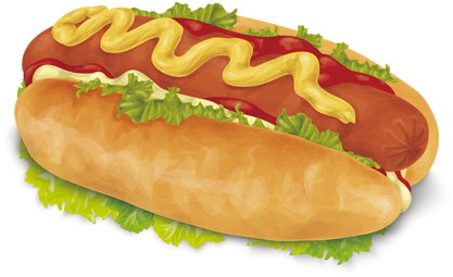 Hot Dog Hamburger - Hot Dog (450x450), Png Download