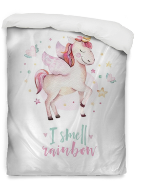 Isolated Cute Watercolor Unicorn Kids Poster - Unicorn Watercolor (400x400), Png Download
