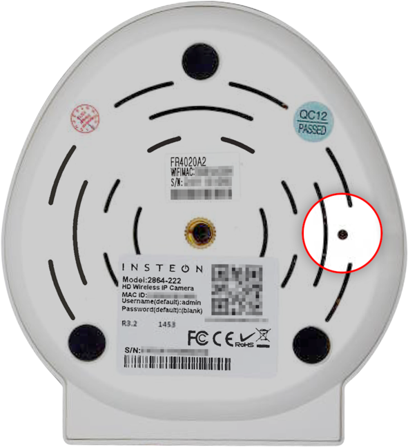 Reset Indoor Camera - Circle (1000x1000), Png Download