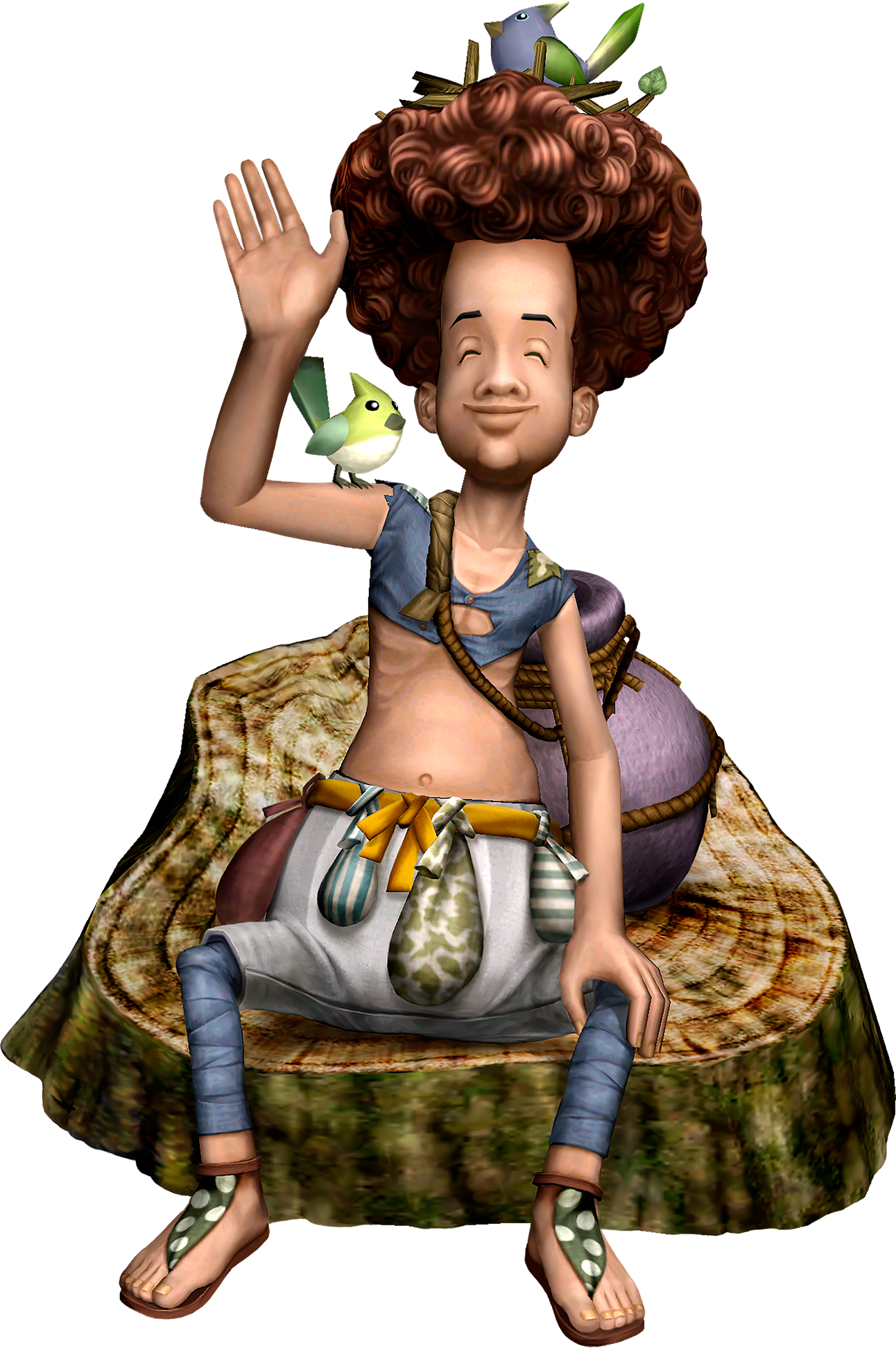 [ Img] - Zelda Twilight Princess Afro (1292x1943), Png Download