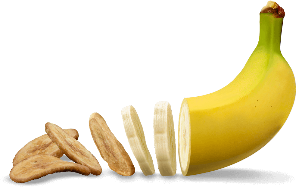 Banana Chips Png - Banana Png (1000x622), Png Download