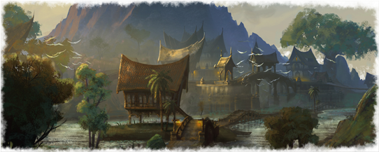 Khenarthi's Roost - Elder Scrolls Online Screen (561x244), Png Download