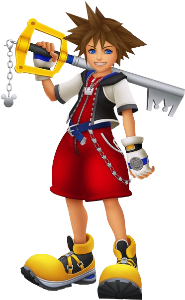 Kingdom Hearts Iii Png Image With Transparent Background - Sora Kingdom Hearts (423x640), Png Download