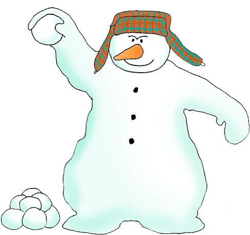 Snowman Drawing Evil - Snowman (521x582), Png Download