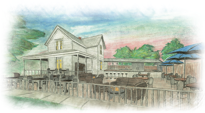 Thumb Brewery - Caseville, Michigan - Painting (700x380), Png Download