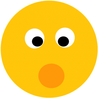 Emoji Wow Face (500x500), Png Download