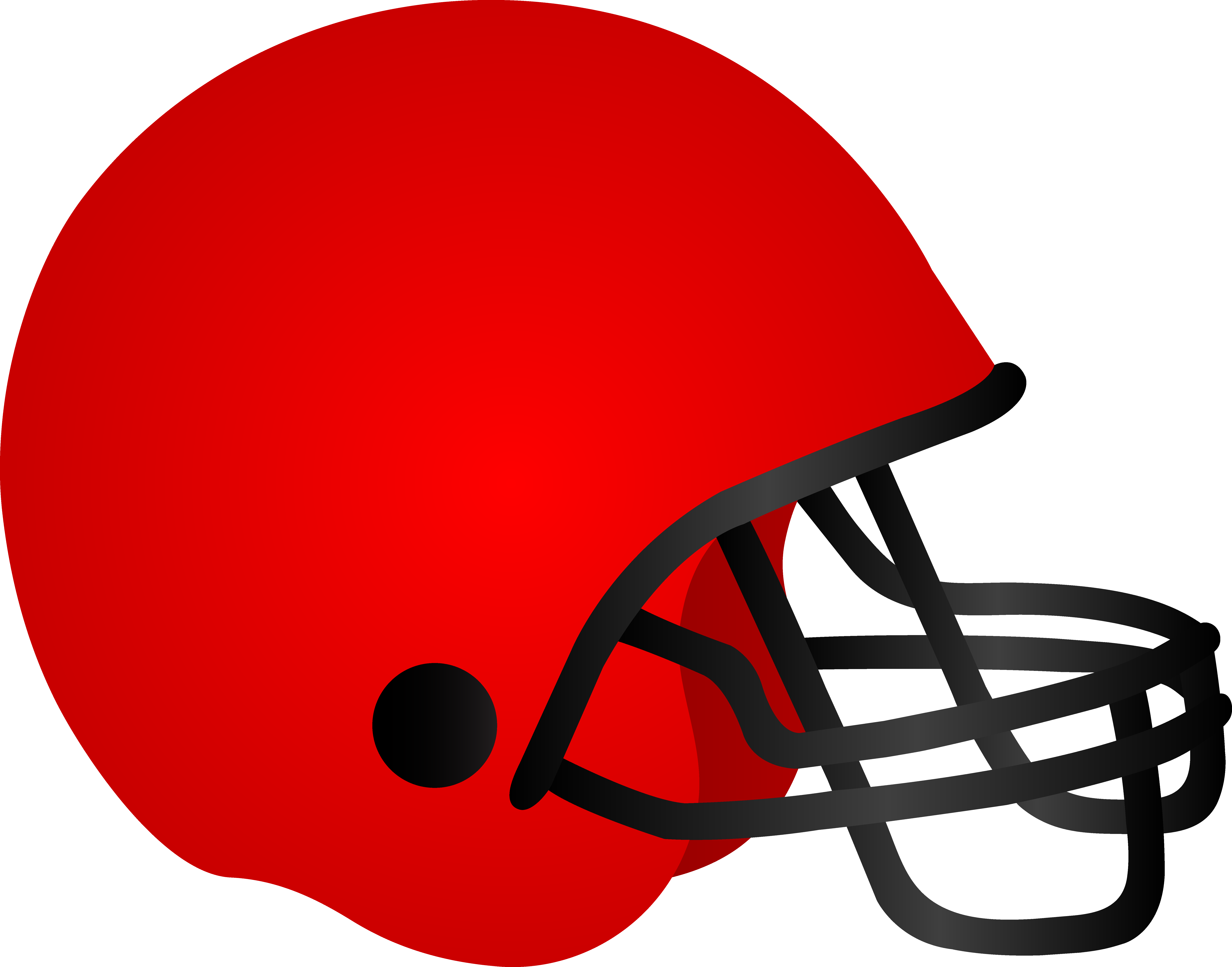 Orange Football Helmet Clipart - Football Helmet Clipart (7362x5777), Png Download