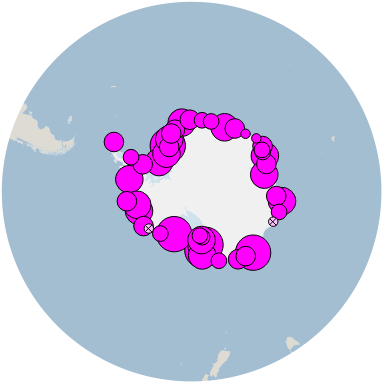 Emperor Penguin Colonies Plos One, - Plos One (393x393), Png Download