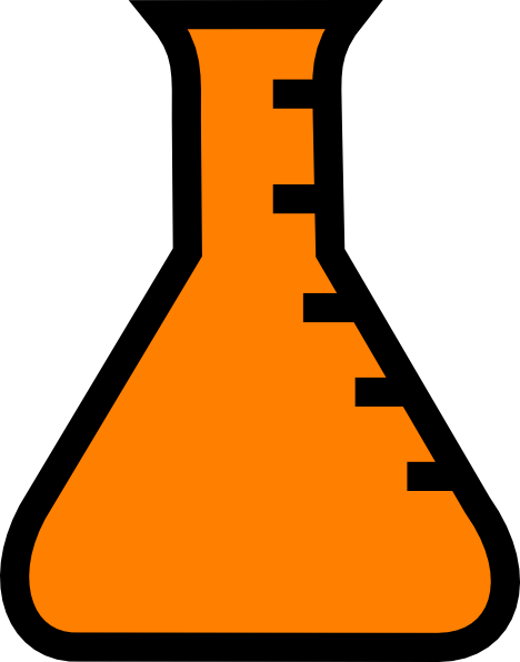 Clipart Science Flask - Clip Art (468x596), Png Download
