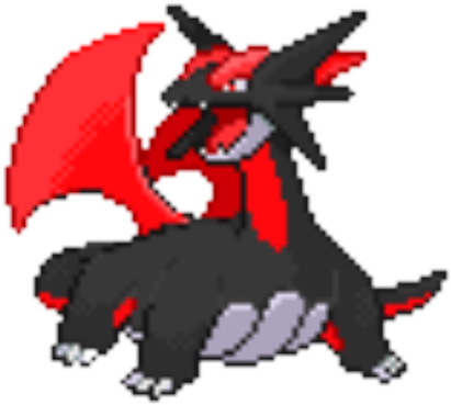 Red Eyes Salamence - Recolor Salamence (420x420), Png Download