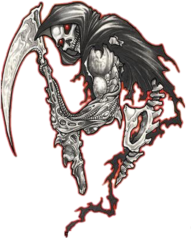 Tattoos Transparent Grim Reaper - Grim Reaper Tattoo Png (400x509), Png Download