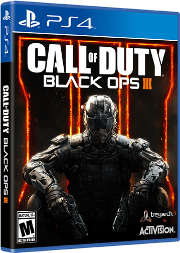 Bo3 Packaging Ps4 Front Cover - Black Ops 3 Ps4 Pl (400x546), Png Download