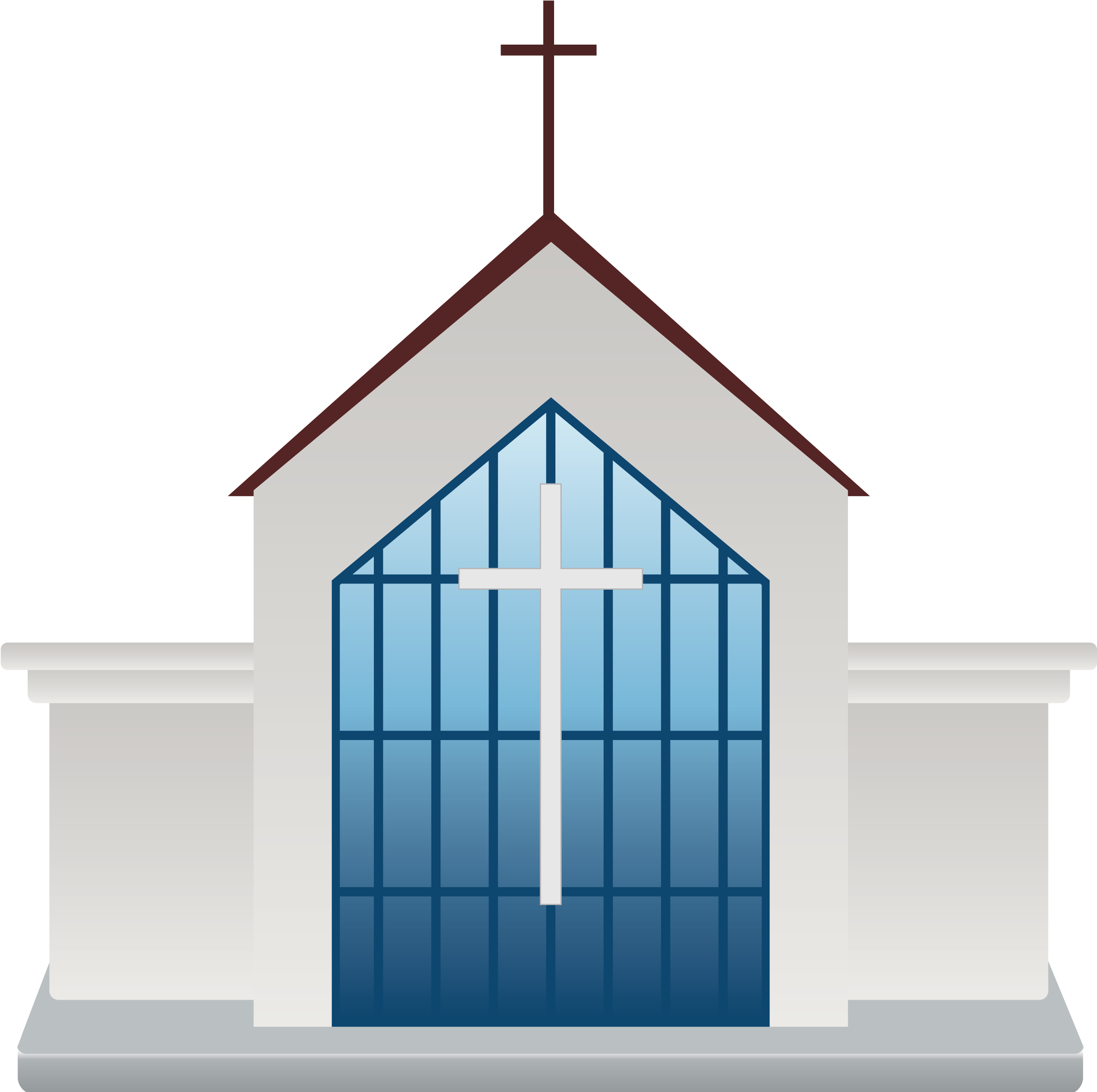 Chapel Cartoon Drawing Transprent - Church Cartoon (2500x2474), Png Download