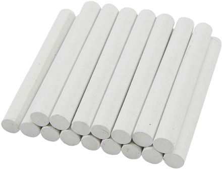 16ct Washable White Chalk - School (500x500), Png Download