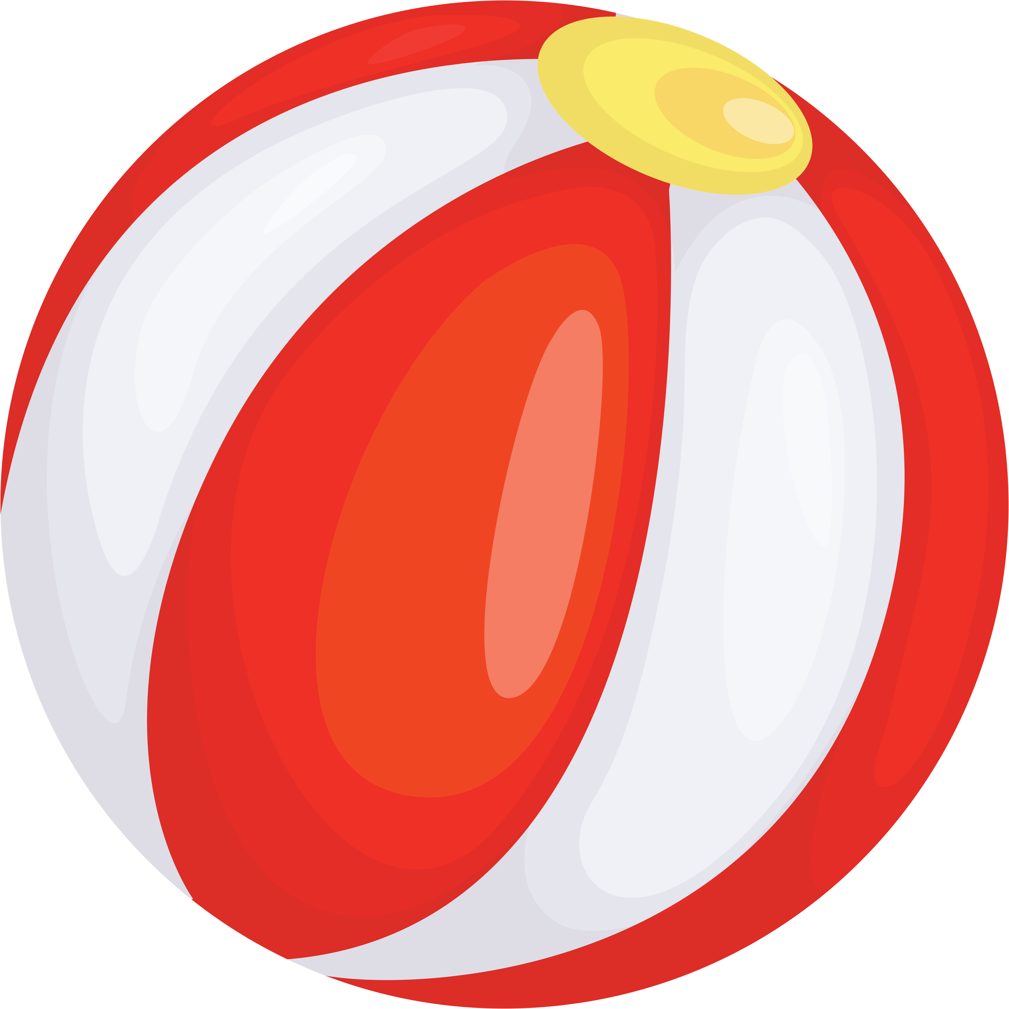 Beach Ball An Flip Flops (4306x4320), Png Download