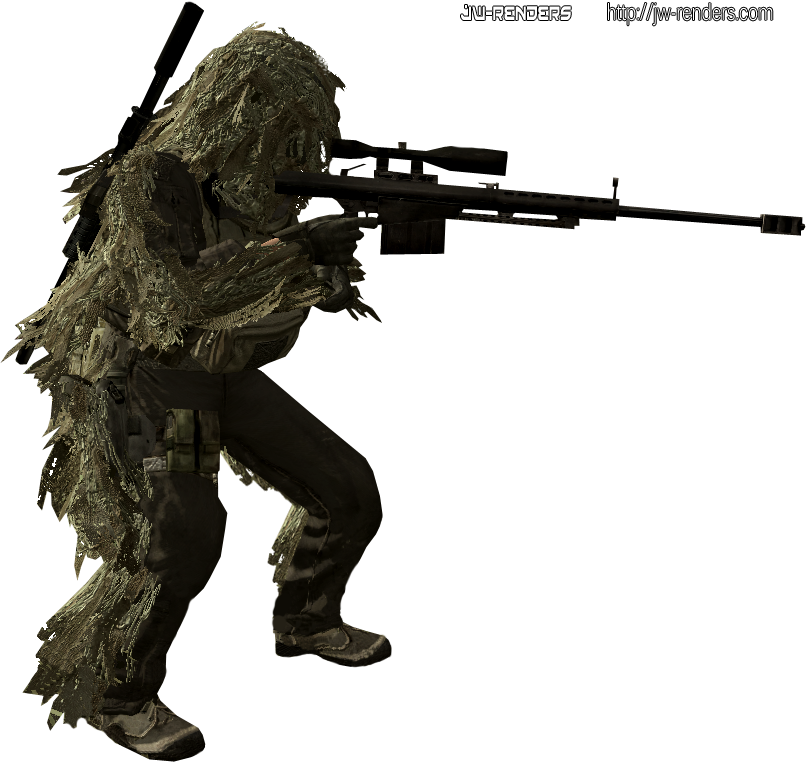 Cod4 Sniper Png - Pubg Ghillie Suit Png (806x762), Png Download
