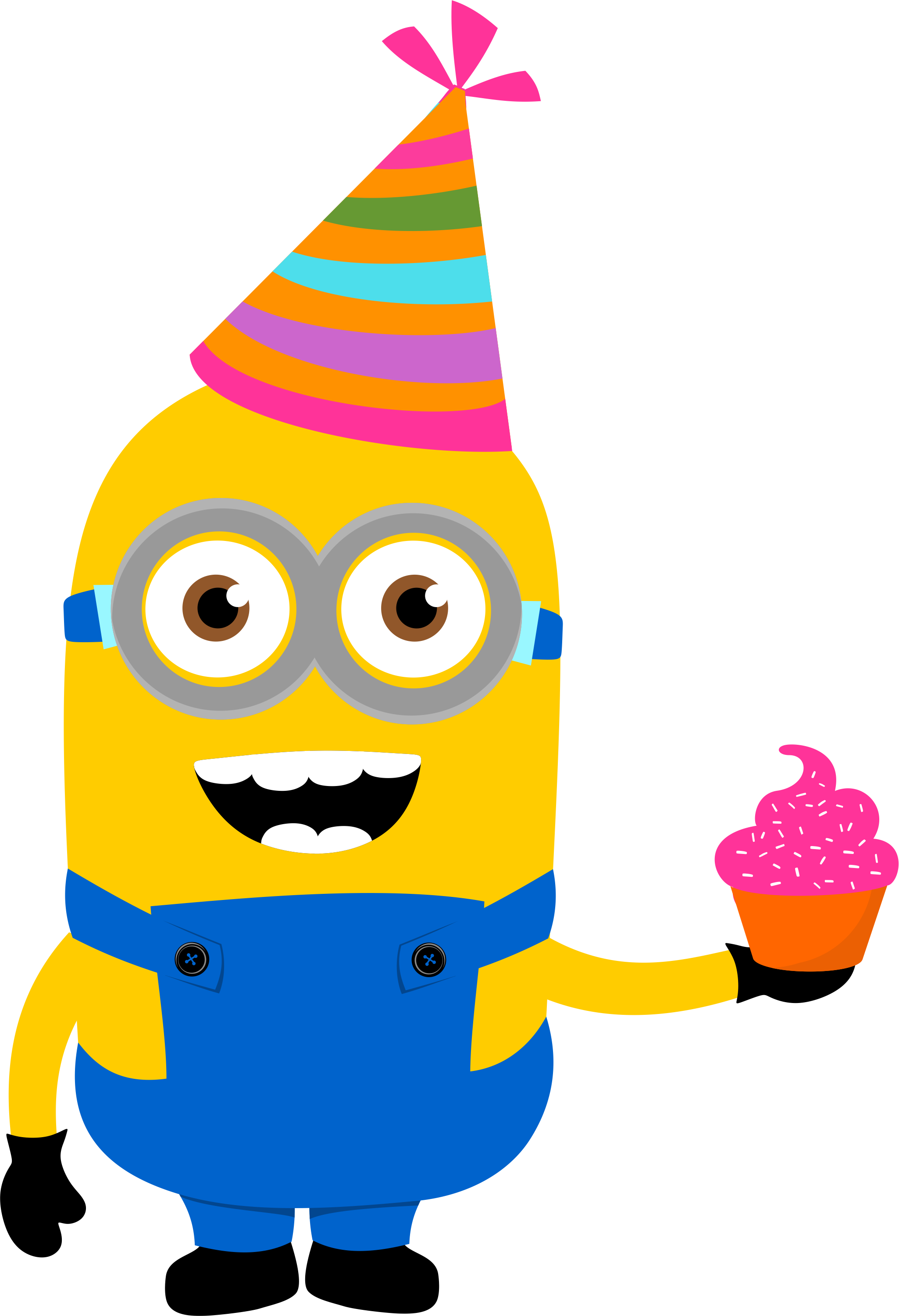 Clipart Free Minion Png Cupc K F Ncy Pinterest - Minion Birthday Clipart (2050x3002), Png Download