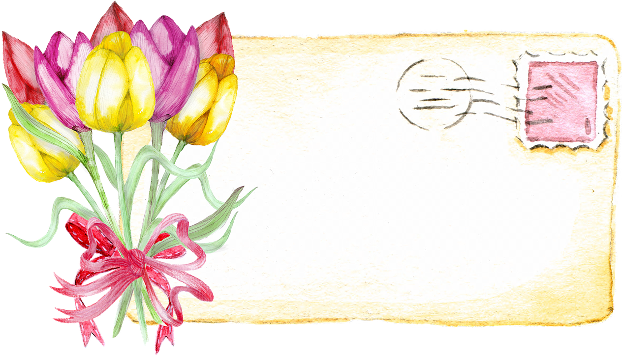 Tulip,post - Postcard (1280x722), Png Download