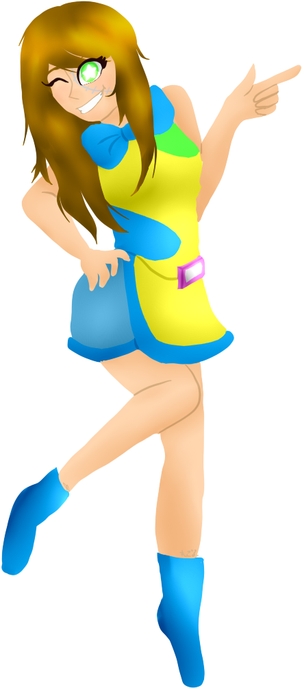 Koiroid Full Body Collab - Cartoon (600x1100), Png Download