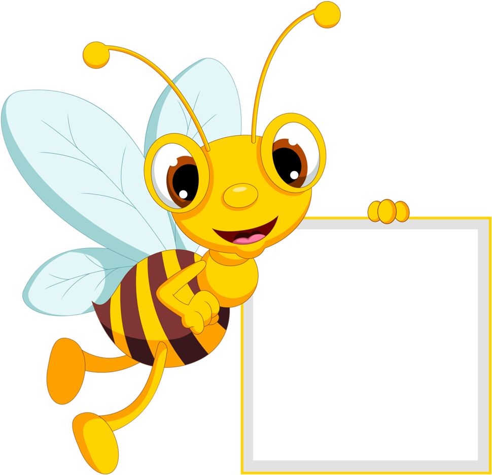 Clipart Kid Bee - Bee Clipart (1024x984), Png Download
