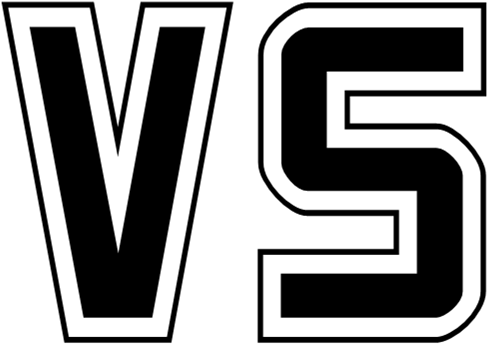 Versus Sign - Versus Sign Transparent (557x558), Png Download