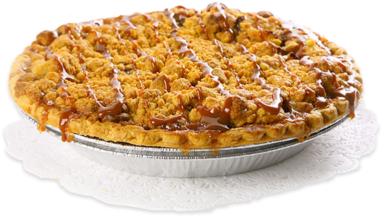 Apple Crumb Pie - Caramel Dutch Apple Pie (800x458), Png Download