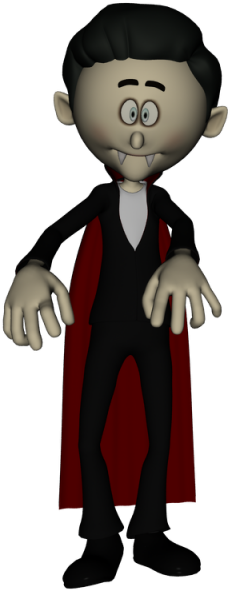 Cute Scary Dracula, Cute, Scary, Dracula Png And Psd - Dracula (640x640), Png Download
