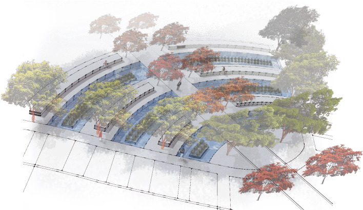 Facebook Twitter Pinterest Linkedin - Painting (737x440), Png Download