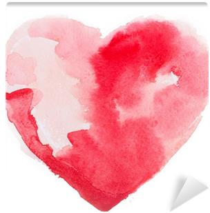 Love, Relationship, Art, Painting Wall Mural • Pixers® - Heart Aquarell (400x400), Png Download