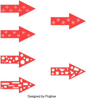 Beautiful Cartoon Hand Painted Arrows Indicating Icon, - Portable Network Graphics (360x360), Png Download