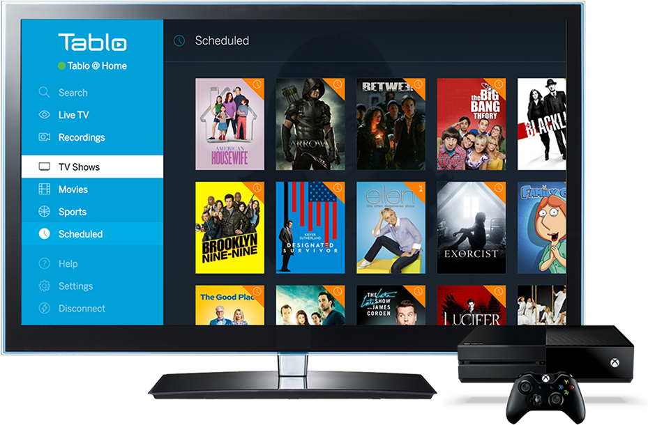 Tablo Xbox Tvshows Insitu 620 Kb - Microsoft Xbox One 1tb Bundle - Minecraft, Gears (973x630), Png Download