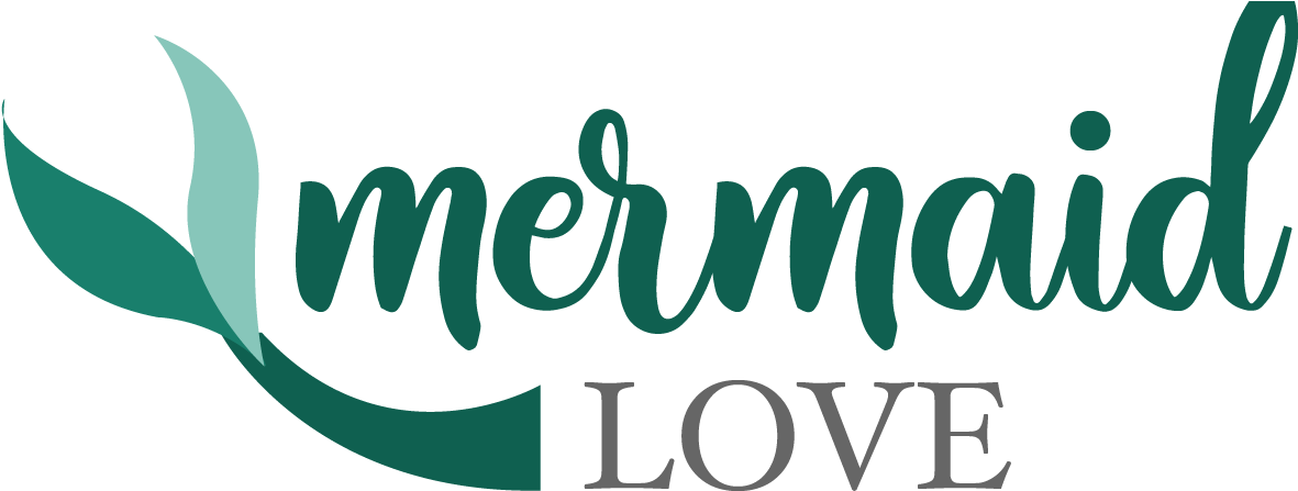 Mermaid Love - Reserved For Magda (1357x513), Png Download
