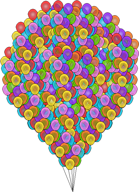 Globos - Heart (1556x1163), Png Download